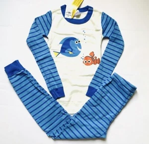 Hanna Andersson NWT Disney Finding Nemo fish pajamas 130 140 150 8 10 12 - Picture 1 of 4
