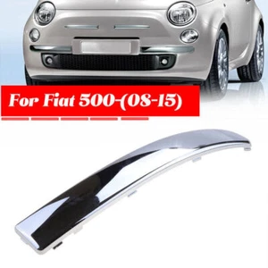 Borde de moldeo de parrilla delantera cromado lado derecho para Fiat 500 2007-2015 - Imagen 1 de 7