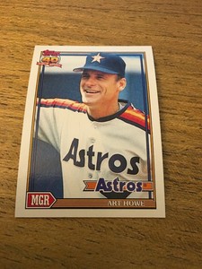 Art Howe Astros 1991 Topps #51