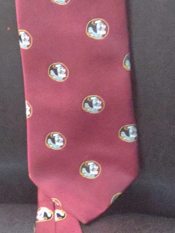 Vintage Florida State FSU Seminoles Campus Classics Neck Tie Pre-owned College Cover
