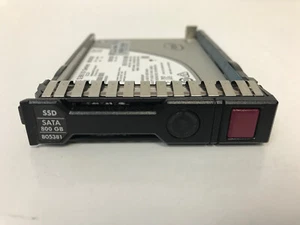 HP 804612-003 804625-B21 2.5" SSD SATA 800GB HARD DRIVE W/TRAY SSDSC2BX800G4P - Picture 1 of 4