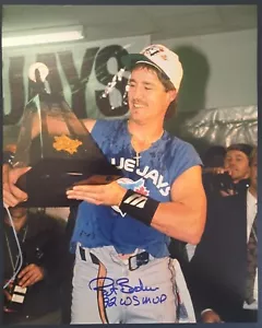 Pat Borders Toronto Blue Jays 92 WS MVP Signed 8x10 Pic Autograph Photo - Picture 1 of 3
