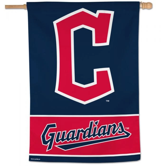 Cleveland Guardians 28x40 Vertical Flag - Image 1 of 1