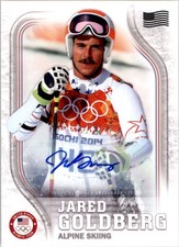 2018 Topps U.S. Olympic Team Autographs U.S. Flag #US2 Jared Goldberg/25