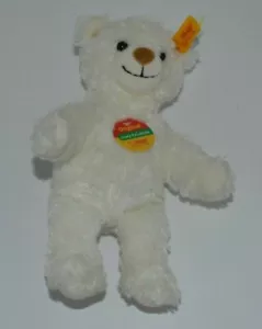 STEIFF Teddybär WEISS Plüsch 022722 mit Etikett 8 Zoll - Bild 1 von 4
