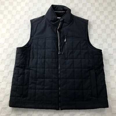 Orvis Vest Mens Extra Large Gray Quilted Puffer Full Zip Outdoors Jacket - Image 1 of 4