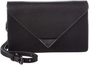 REBECCA MINKOFF MOLLY SCHWARZ LEDER KETTE CROSS BODY BAG HANDTASCHE GELDBEUTEL CLUTCH - Bild 1 von 13