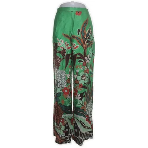 Swing, Palazzohose, Größe: 40, Grün/Mehrfarbig, Viskose, Blumen, Satin #vP6 - Bild 1 von 6
