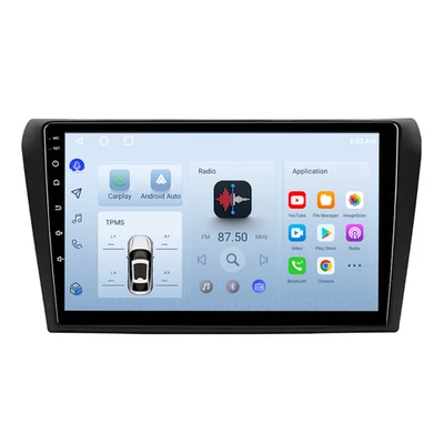 6+128GB Android Radio Carplay Navi DAB+ Bluetooth Für Mazda 3 2003-2009 - Bild 1 von 4