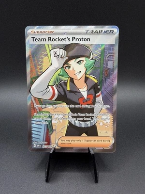 Pokémon TCG Team Rockets Proton 227/182 Full Art Sv10: Destined Rivals - Image 1 of 2