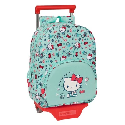 Trolley per la Scuola Hello Kitty Sea lovers Turchese 26 x 34 x 11 cm - Immagine 1 di 3
