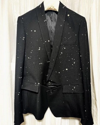 Chaqueta exterior para hombre usada 2011 AW Ann Demeulemeester negra nieve talla XXS rara Foto 1 de 3