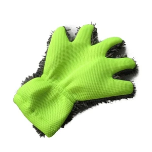 Quick Dusting Mitt Finger Gloves Chenille Car Wash Duster Mitt Lint - Picture 1 of 12
