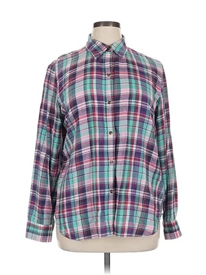 Camisa American Living Mujer Púrpura Manga Larga Con Botones XL Foto 1 de 4