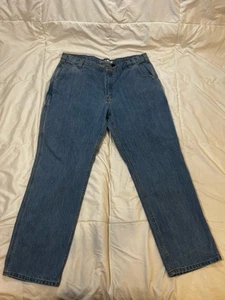 Carhartt Jeans Herren 40x32 Utility Carpenter Loose Fit Medium Wash Denim Hose - Bild 1 von 8