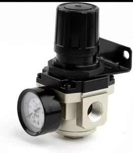 Regulador de presión de aire ajustable SNS AR4000-N04 rosca hembra 1/2 NPT 0-150 PSI - Imagen 1 de 7