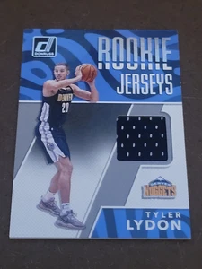 Tyler Lydon 2017 18 Panini Donruss Game Used ROOKIE Jersey Card - Picture 1 of 2