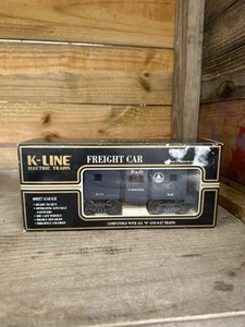 K-Line Freight Car B&O Classic Bay Window Caboose K614-1091 0/027 Gage NIB - Picture 1 of 14
