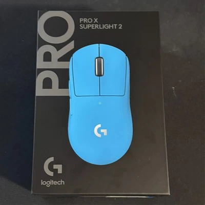 Logitech G PRO X SUPERLIGHT 2 LIGHTSPEED Limited Edition Cyan Gaming Mouse - Image 1 of 4