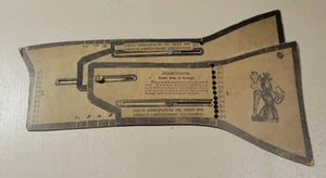 Under Arm Piece from Prof JB Plant 1904, Dress Cutting System Corsage Original - Picture 1 of 4
