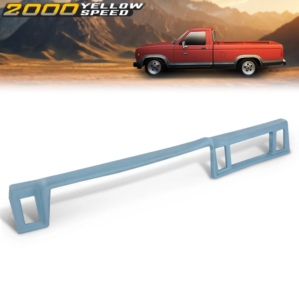 Fit For 1983-1988 Ford Ranger Bronco II DashBoard Cover Overlay Light Blue - Image 1 of 4