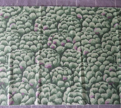 KAFFE FASSETT ARTICHOKES GREEN GP07  7” X WOF  original issue - Image 1 of 3
