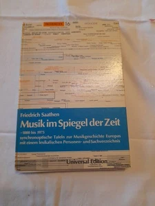 Musik im Spiegel der Zeit: Synchronoptische Tafeln zur Musikgeschichte Europas v - Bild 1 von 7