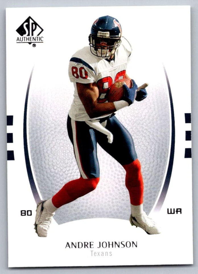 2007 SP Authentic Andre Johnson Houston Texans #4 - Image 1 of 2