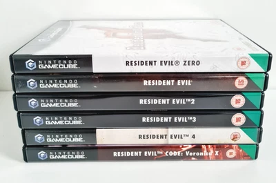 Nintendo Gamecube Resident Evil Game Collection Lot 1 2 3 4 Zero Veronica X CIB - Image 1 of 4