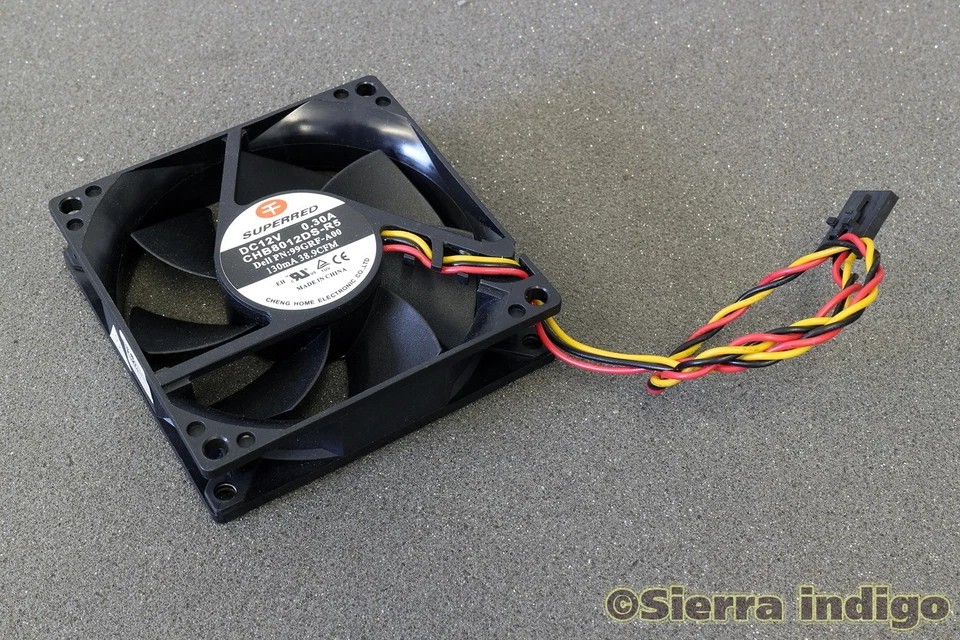 Dell 99GRF 099GRF Case Fan Superred CHB8012DS-R5 DC12V 0.30A - Image 1 of 1