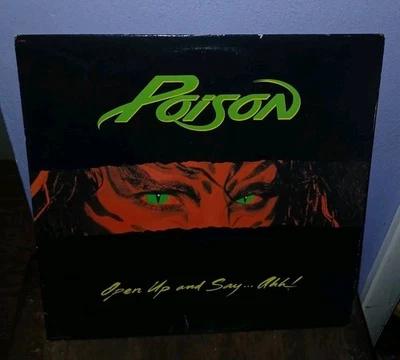 Poison Open Up And Say... Ahh! Vinyl Record Album 1988 LP - Image 1 of 4