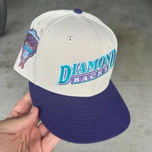 Size 7 1/4 -Arizona Diamondbacks Fitted Hat Club 1998 Inaugural Season Baseball - Picture 1 of 3