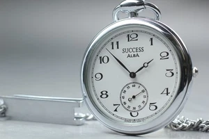 Vintage 1992 [funktioniert] Seiko Alba Success V707-9000 kleine Sekunde Taschenuhr - Bild 1 von 10