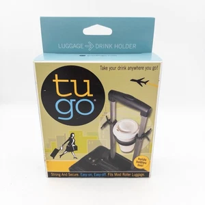 Good Tugo Tupperware Luggage Suitcase Cup Holder Drink Travel Adjustable - NEW - Picture 1 of 6