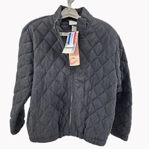 Chaqueta Negra Acolchada Colección Susan Graver Pequeña Nueva con etiquetas - Imagen 1 de 9