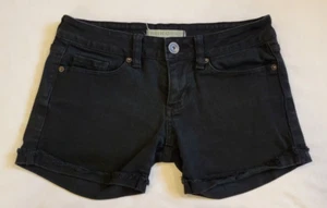 Pantaloncini corti neri Bullhead in denim nero, taglia: 0 - Foto 1 di 12