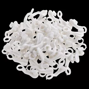 50Pcs Drapery Slide Glider Curtain Rod Slides Curtain Slider Rod - Picture 1 of 11