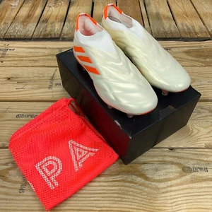 Botines de fútbol Adidas Copa Pure+ FG Heatspawn HQ8894 blanco roto con bolsa sin tapa - Imagen 1 de 8