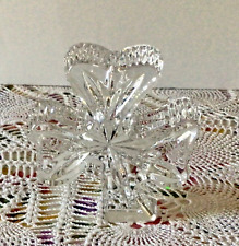 Waterford Crystal 3-leaf Clover/Shamrock Paperweight ~ Signed~ Made In IRELAND