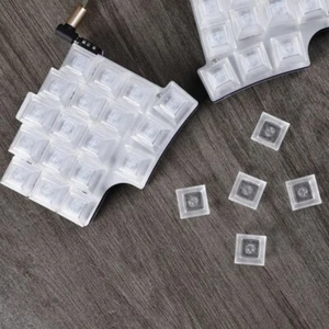 DSA Profile 78Key Keycap Set Clear Black Keycap For Mechanical Keyboards - Imagen 1 de 10