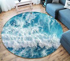 3D Romantic Blue Sea NBC493328 Game Rug Mat Elegant Photo Carpet Mat Romy