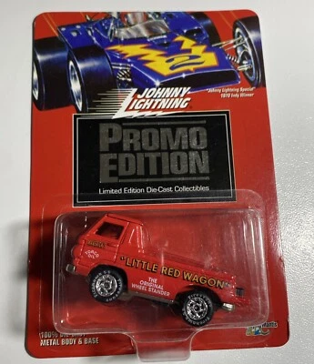 Johnny Lightning Red Little Red Wagon 1965 Dodge Truck Promo Edition Maverick - Image 1 of 4