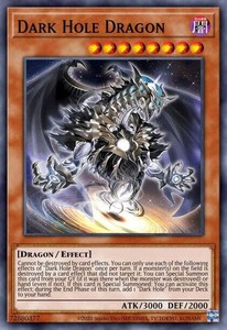 YUGIOH Age of Overlord - Dark Hole Dragon Ultra 1st AGOV-EN020 NM