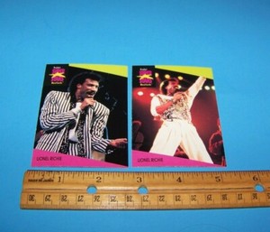 Lionel Richie  Collectible Photo Cards - Super Stars Musicards Vintage 1991