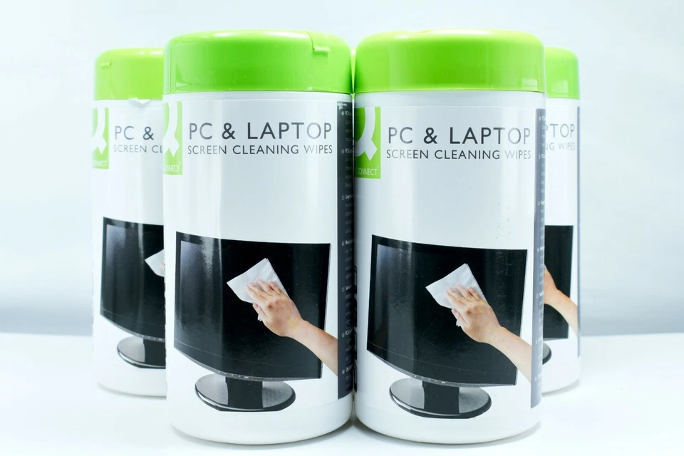 Q-Connect KF04501 keyboard Cleaning Wipes /Screen Wipes (100 wipes) 10x - Image 1 of 1