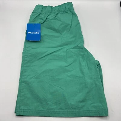 Columbia Washed Out Shorts Boy's Youth Size XL Light Green Summer Shorts New - Image 1 of 4