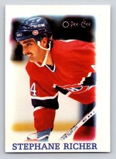 1988-89 O-Pee-Chee NHL Stars Mini -  #31 Stephane Richer - Montreal Canadiens