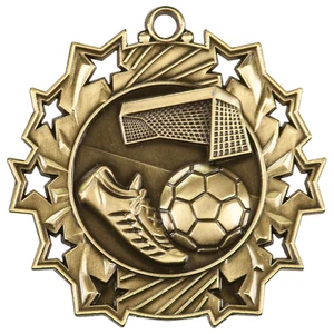 Soccer Medal Award Trophy With Free Lanyard TS411 School Team Sports - Picture 1 of 6