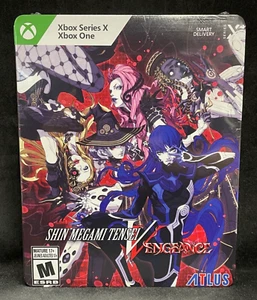 Shin Megami Tensei V Vengeance Steelbook Edición de Lanzamiento (Xbox One / XSX) NUEVO - Imagen 1 de 3