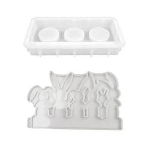 Silicone Candlestick Molds for Making Pillar Holder Home Decoration - Bild 1 von 8